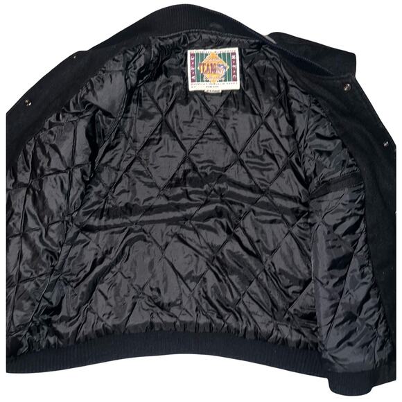 Vintage Oakland Raiders Varsity Wool Spellout Logo Athletic coat Men XL NFL - Picture 4 of 13